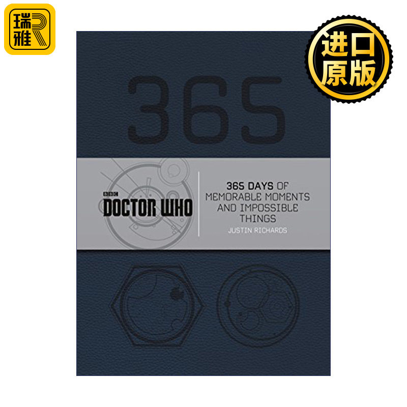 英文原版 Doctor Who 365 Days of Memorable Moments and Impossible Things 神秘博士 365天难忘时刻和不可能的事 精装进口书籍