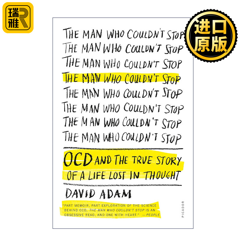 英文原版 The Man Who Couldn't Stop OCD and the True Story of a Life Lost in Thought停不下来的人强迫症自救指南英文版