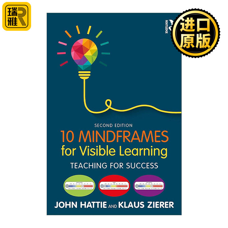 英文原版 10 Mindframes for Visible Learning 可见的学习 卓越教师需采取的十种心智框架 第2版 英文版 进口英语原版书籍