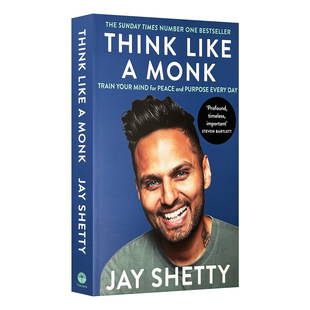 力量并快乐 Think 像修道士一样思考 英文原版 秘诀 进口英语原版 英文版 Like 书籍 Monk 杰伊·谢蒂 利用积极
