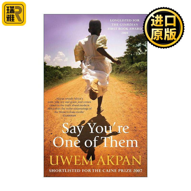 英文原版 Say You're One of Them 就说你和他们一样 奥普拉推荐 英文版 进口英语原版书籍