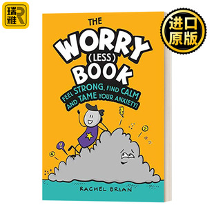 找到平静 Worry 减轻 The 征服你 英文原版 Book 精装 Less 烦恼 焦虑 书：变得坚强