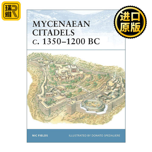 英文原版 Mycenaean Citadels c 1350–1200 BC 迈锡尼城堡 世界防御要塞系列 英文版 进口英语原版书籍