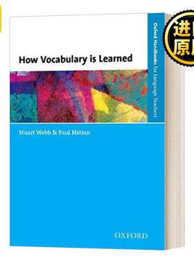 词汇是如何学习的 英文原版 OHLT Oxford Handbooks for Language Teachers How Vocabulary Is Learned牛津语言教师手册 英语书籍