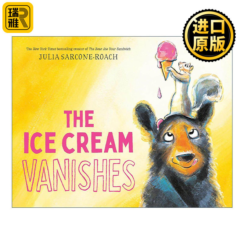 英文原版 The Ice Cream Vanishes冰淇淋不见啦 儿童精装绘本 熊吃了你的三明治作者茱莉娅·萨科内-罗奇 英文版 进口英语原版书籍