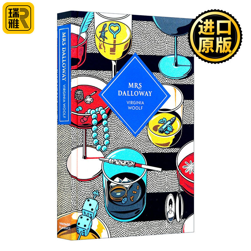 英文原版 Mrs Dalloway 达洛维夫人 弗吉尼亚伍尔夫 Vintage经典收藏系列 精装刷边 英文版 进口英语原版书籍