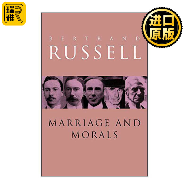 英文原版 Marriage and Morals 婚姻与道德 伯特兰罗素 英文版 进口英语原版书籍