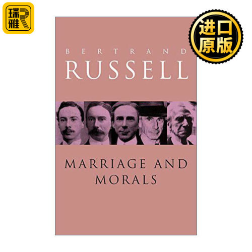 英文原版 Marriage and Morals 婚姻与道德 伯特兰罗素 英文版 进口英语原版书籍