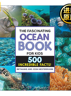 英文原版 The Fascinating Ocean Book for Kids 迷人的儿童海洋书 全彩插图自然科普百科 英文版 进口英语原版书籍