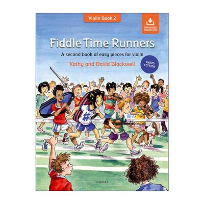 英文原版 Fiddle Time Runners 牛津小提琴时光 提速教材 入门进阶2 ABRSM英皇考级小提琴启蒙教材 英文版 进口英语原版书籍