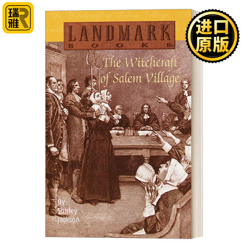 英文原版 The Witchcraft of Salem Village 萨勒姆村的巫术 里程碑系列 Landmark Books 英文版 Shirley Jackson进口英语原版书籍