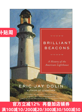 英文原版 Brilliant Beacons 辉煌信标 美国灯塔史 利维坦作者埃里克·杰·多林 英文版 进口英语原版书籍