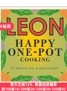 英文原版 Happy Leons Leon Happy One-Pot Cooking 莱昂的快乐一锅煮 100多道方便简易烹饪食谱精装 英文版 进口英语原版书籍