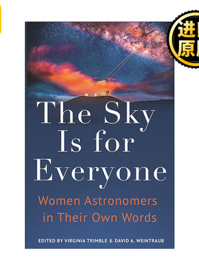 英文原版 The Sky Is for Everyone 天空是属于每个人的 女天文学家传记 Virginia Trimble 英文版 进口英语原版书籍