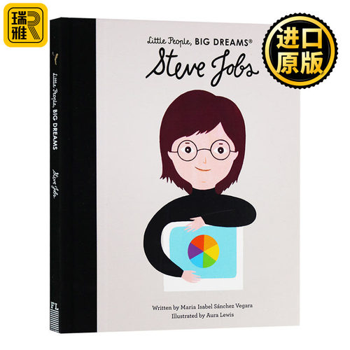 小男孩大梦想 乔布斯 Steve Jobs Little People Big Dreams 英文原版 精装 儿童艺术启蒙绘本图画书 励志读物 进口英语书籍