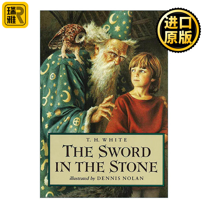 英文原版 The Sword in the Stone 石中剑 永恒之王系列 儿童经典奇幻小说 T.H.怀特 精装 英文版 进口英语原版书籍
