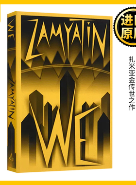 We 我们 英文原版小说 扎米亚金传世之作 反乌托邦三部曲源头之作 1984 美丽新世界 外国文学读物 Yevgeny Zamyatin 进口英语书籍