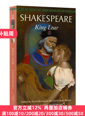 King Lear 李尔王 英文原版 莎士比亚戏剧 四大悲剧 William Shakespeare 仲夏夜之梦罗密欧与朱丽叶哈姆雷特作者 进口英语书籍