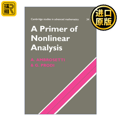 A Primer of Nonlinear Analysis 非线性分析入门读本 剑桥高等数学研究系列