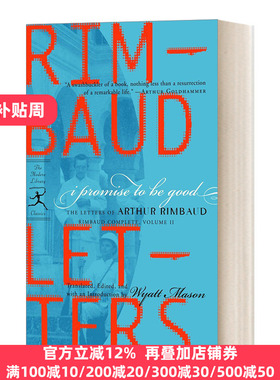 英文原版 I Promise to Be Good 我承诺做个好人 兰波书信集 兰登书屋现代图书馆经典系列 英文版 Arthur Rimbaud进口英语原版书籍