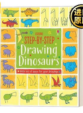 Stepbystep Drawing Dinosaurs 一步一步教你画恐龙 英文原版