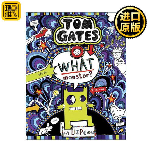 英文原版 What Monster Tom Gates #15 什么怪兽 儿童幽默插画小说 英文版 进口英语原版书籍