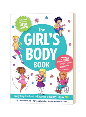 女孩身体之书 英文原版 The Girls Body Book 女生身体使用手册 儿童科普性别启蒙接纳自我 英文版 Kelli Dunham 进口原版英语书籍