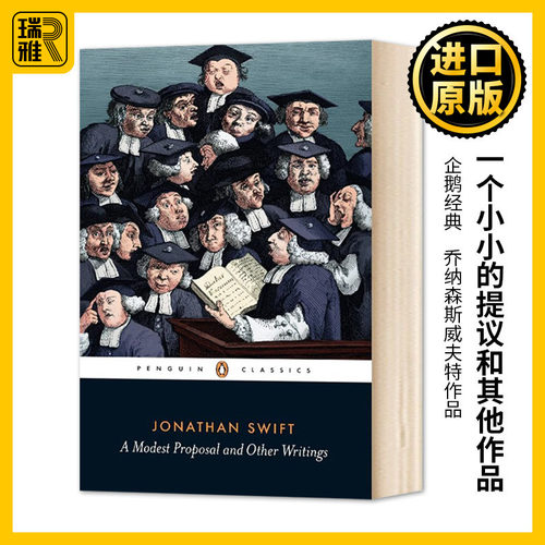 A Modest Proposal and Other Writings   一个小小的提议和其他作品 企鹅黑经典 Penguin Black Classics