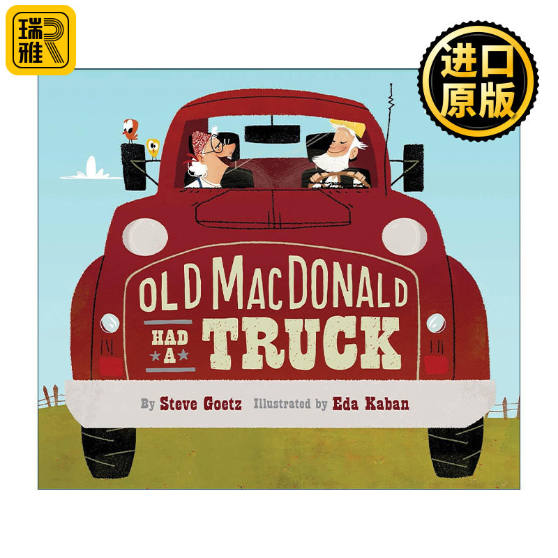 英文原版 Old MacDonald Had a Truck 老麦家有辆卡车 精装 经典民谣卡车知识 英文版 进口英语原版书籍
