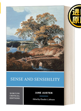 英文原版 Sense and Sensibility 理智与情感 诺顿文学解读系列 Norton Critical Edition 英文版   Jane Austen 进口英语原版书籍