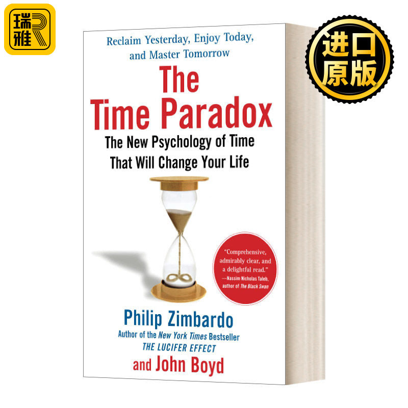 英文原版 The Time Paradox 时间的悖论 关于时间与人生的科学 英文版 Philip Zimbardo 进口英语原版书籍