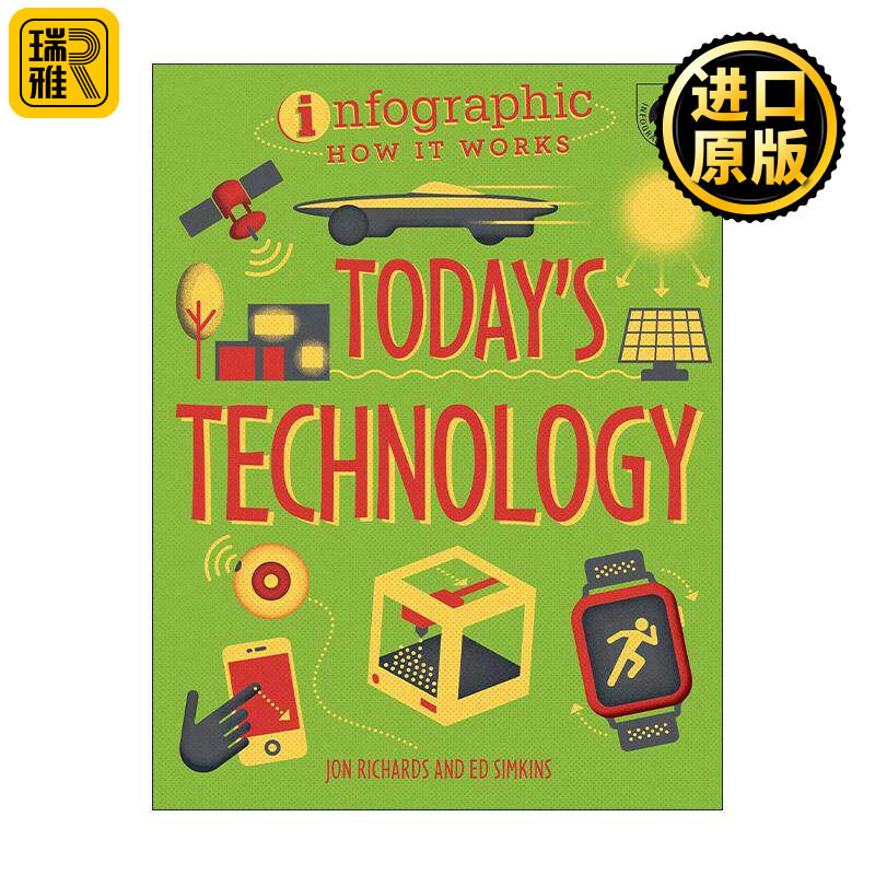 英文原版 Infographic How It Works Today's Technology 信息图系列 今天的技术是如何运转的 英文版 进口英语原版书籍图片