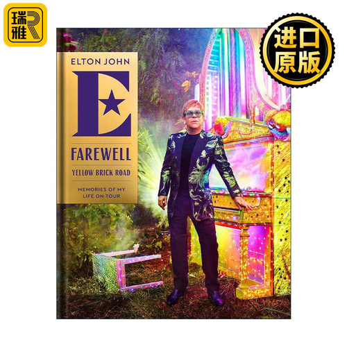 英文原版 Farewell Yellow Brick Road 告别黄砖路 艾尔顿·约翰巡演生活回忆录 英国传奇音乐人Elton John 精装 进口英语原版书籍