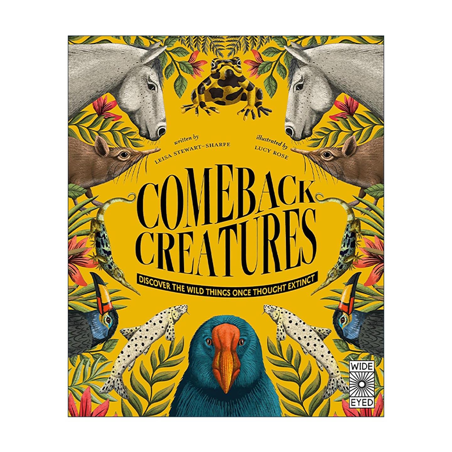 英文原版 Comeback Creatures 回归的生物 探秘那些被认为已灭绝的野生生物 儿童科普百科读物精装 英文版 进口英语原版书籍