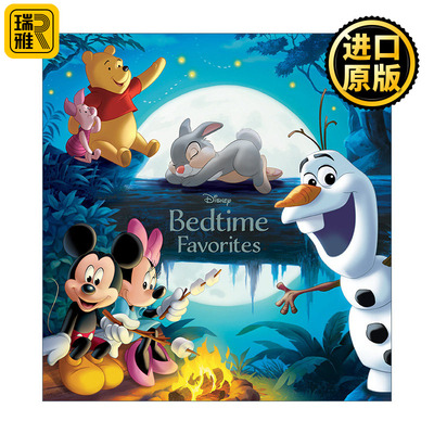 Disney Bedtime Favorites 18个经典迪士尼故事 精装合辑 250张插图 睡前故事 儿童读物