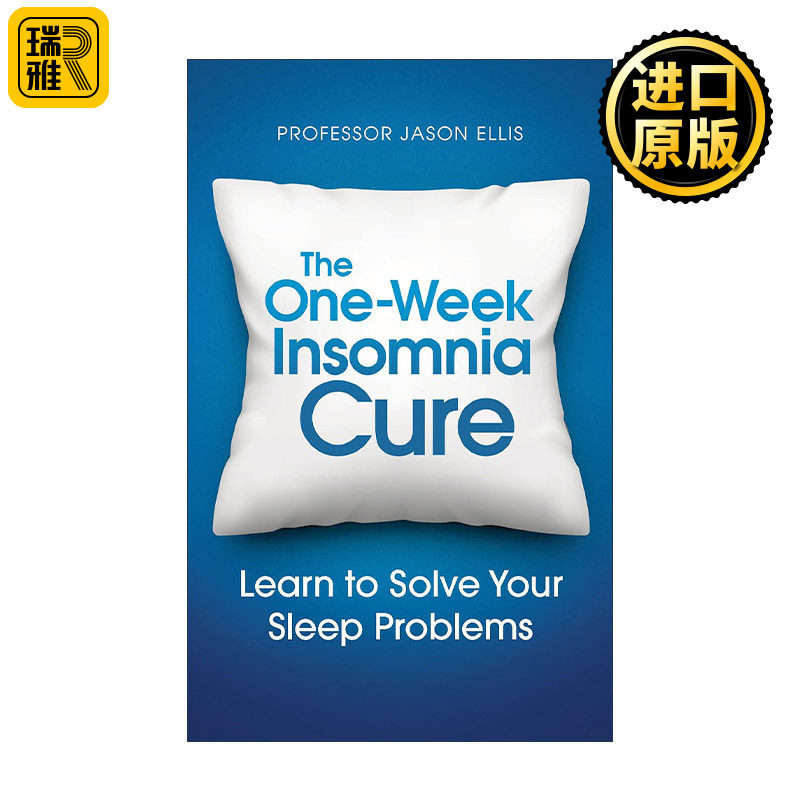 英文原版 The One-week Insomnia Cure 一周治愈失眠 利用失眠认知行为疗法改善睡眠状况 英文版 进口英语原版书籍