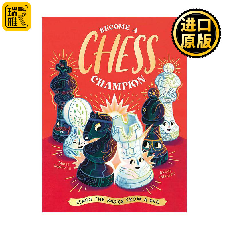 英文原版 Become a Chess Champion 成为国际象棋冠军 向专业人士学习基本知识 精装 英文版 进口英语原版书籍