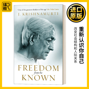 英文原版 重新認識你自己 進口英語原版 書籍 Known 英文版 the from Freedom 克里希那穆提