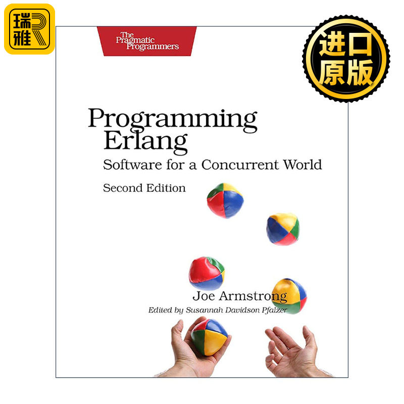 英文原版 Programming ERLANG Erlang程序设计 第二版 计算机编程语言 Joe Armstrong 英文版 进口英语原版书籍