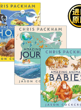 Chris Packham 动物主题绘本3册套装 Amazing Animal