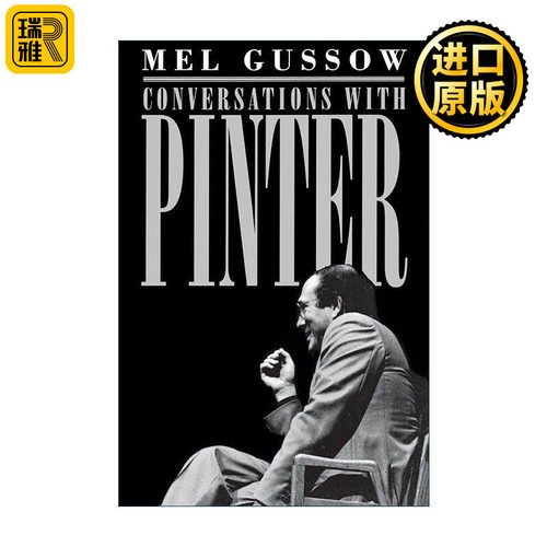 英文原版 Conversations with Pinter 与品特的对话 戏剧批评 诺贝尔文学奖得主 Mel Gussow 英文版 进口英语原版书籍