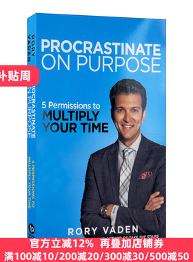 英文原版 Procrastinate on Purpose Rory Vaden