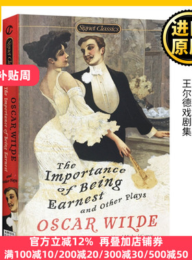 不可儿戏 英文原版 The Importance of Being Earnest and Other Plays 莎乐美 温夫人的扇子 王尔德戏剧集 进口英语书籍
