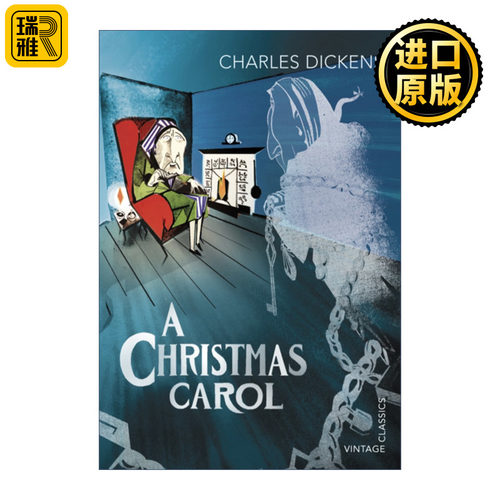 英文版 A Christmas Carol 圣诞颂歌 查尔斯·狄更斯 Vintage经典 英文原版