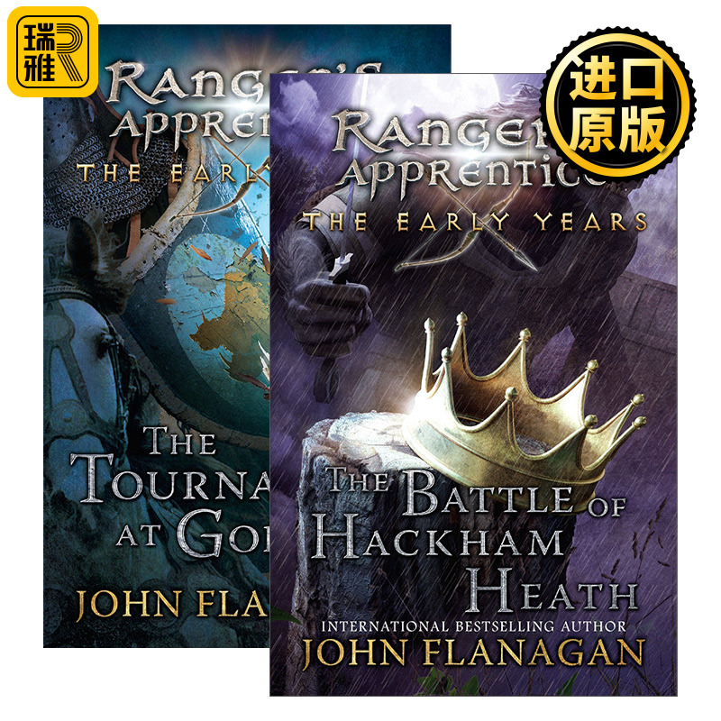 英文原版 Ranger's Apprentice The Early Years皇家骑士早年系列1-2册儿童奇幻动作冒险小说 John Flanagan英文版进口书籍