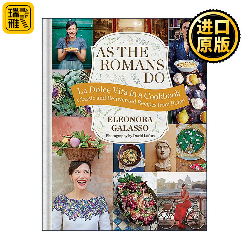 英文原版 As the Romans Do 罗马食光 罗马本土美食经典与创新食谱 精装 意大利料理 西餐食谱 英文版 进口英语原版书籍