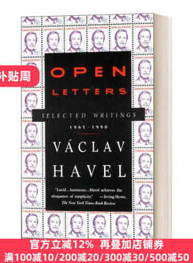 英文原版 Open Letters Selected Writings 1965-1990 公开信 Vaclav Havel 瓦茨拉夫·哈维尔文选 英文版 进口英语原版书籍