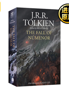 The Fall Of Númenor 努门诺尔王国的覆灭 中土世界第二纪元的故事 托尔金 精装插画版