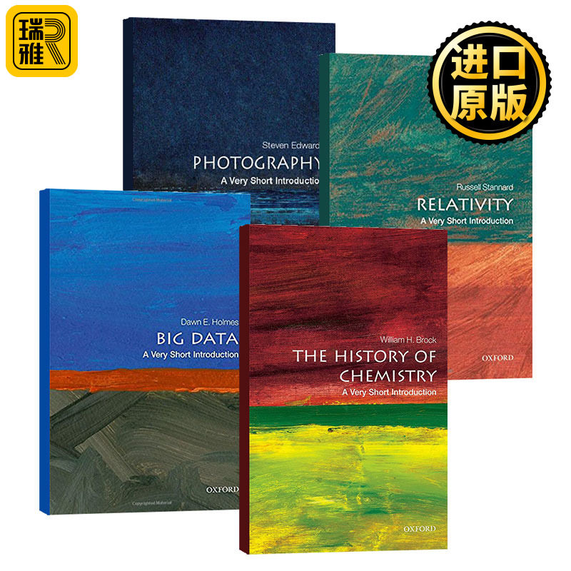 牛津通识读本4本套装 英文原版 A Very Short Introduction 相对论 大数据 摄影 化学的历史 自然科学 全套英文版 进口英语书籍怎么样,好用不?
