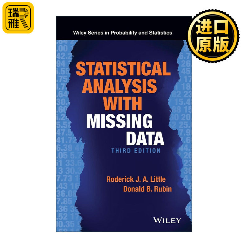 Statistical Analysis With Missing Data 缺失数据统计分析 精装第3版 美国密歇根大学Roderick J Little教授
